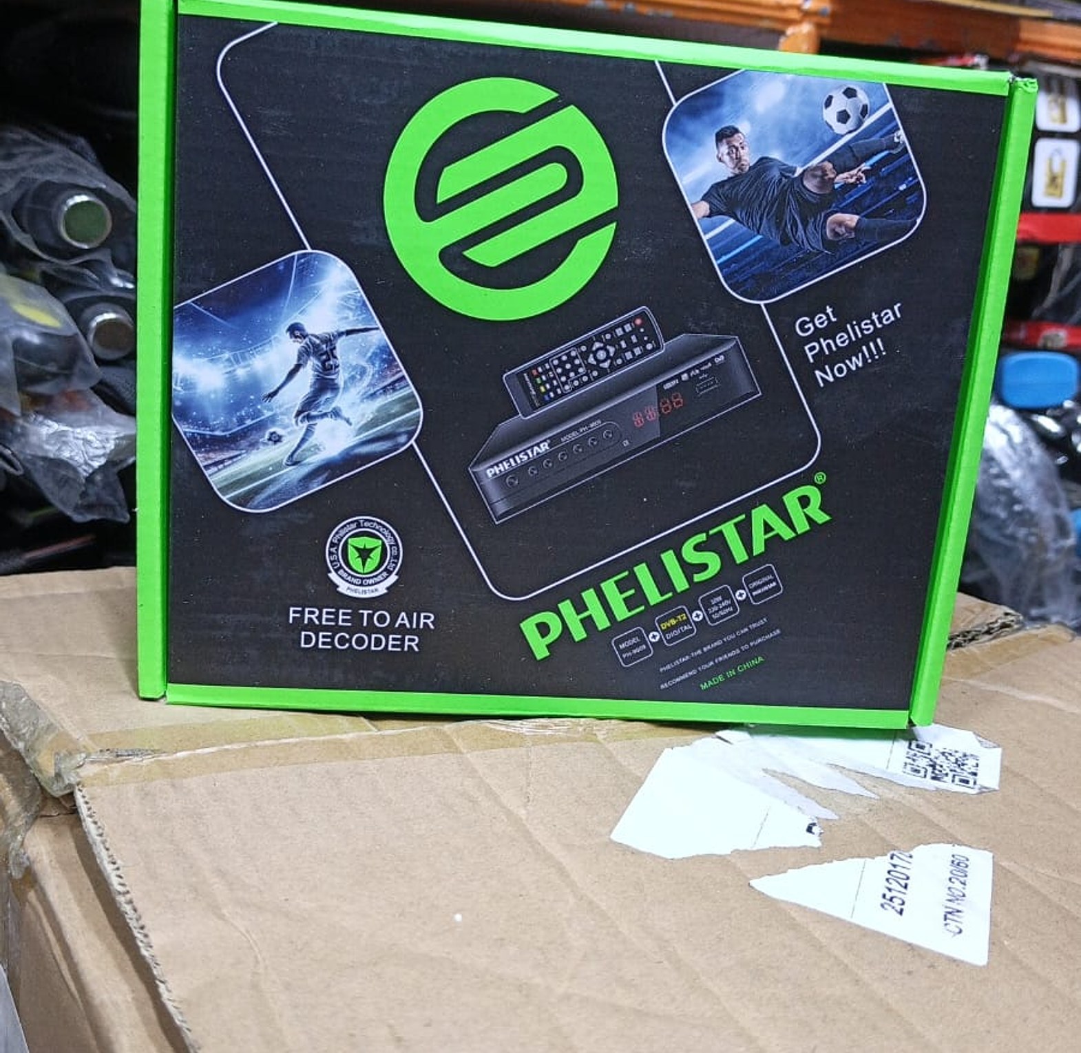  Phelistar Free to Air Digital Decoder.  image