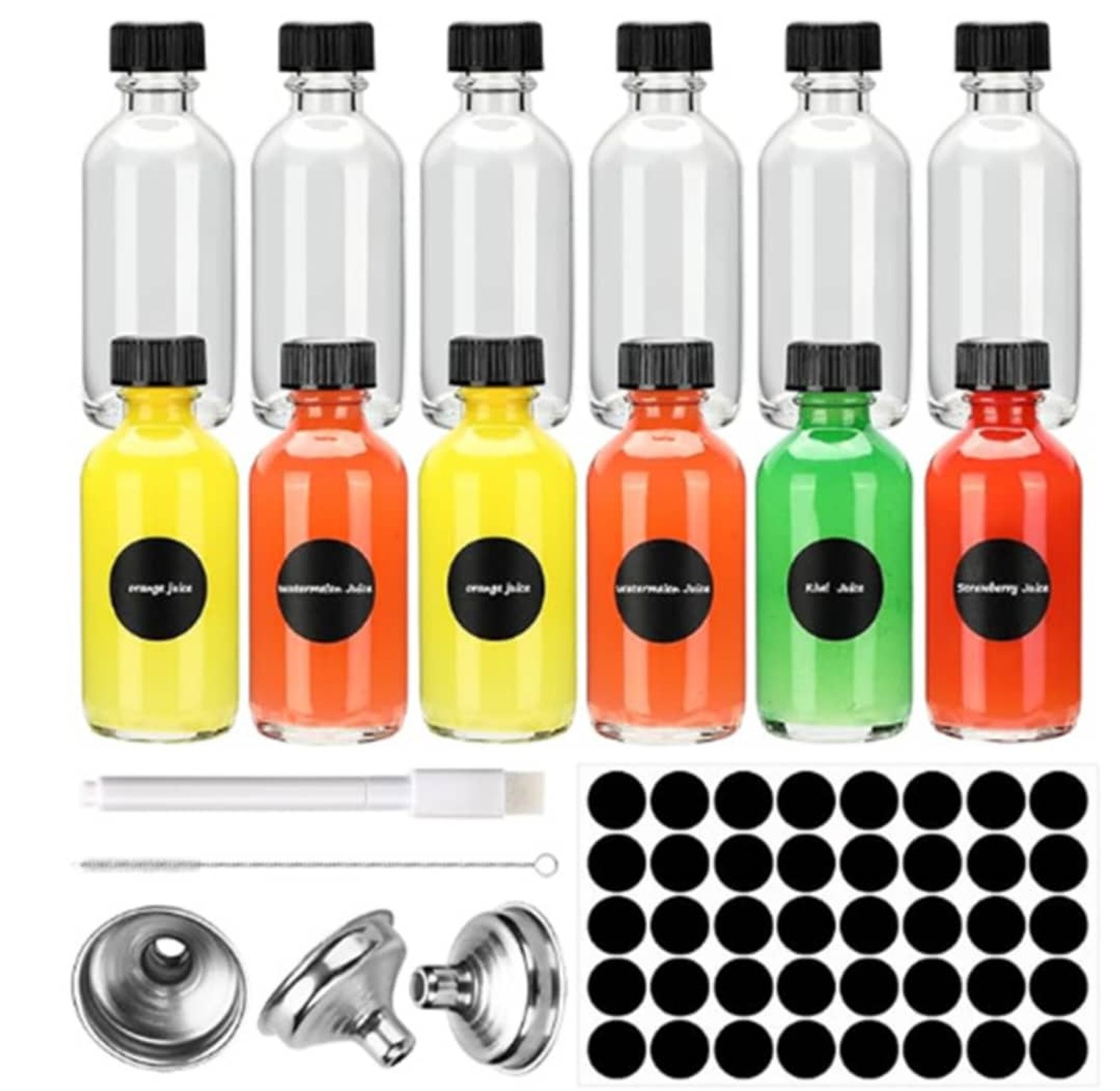 Ginger Shot Glass Wellness Bottle Set (12-Pack) image