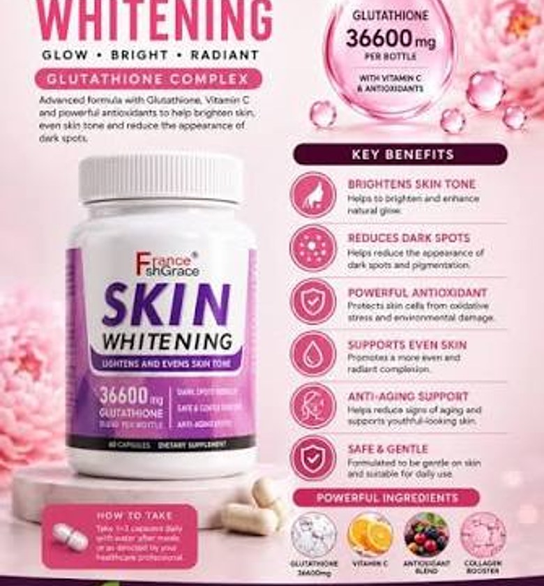 France ShGrace Skin Whitening 36,600 mg Glutathione image