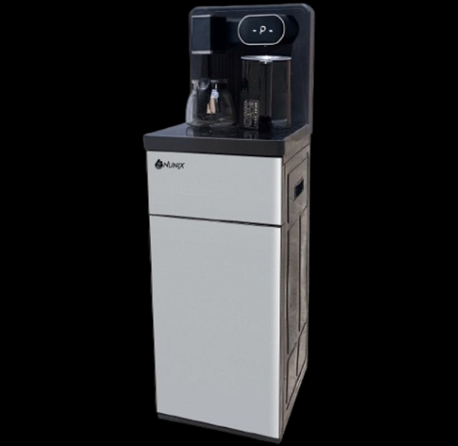 Nunix A1C Bottom Load Hot and Cold Water Dispenser also features a coffee maker image
