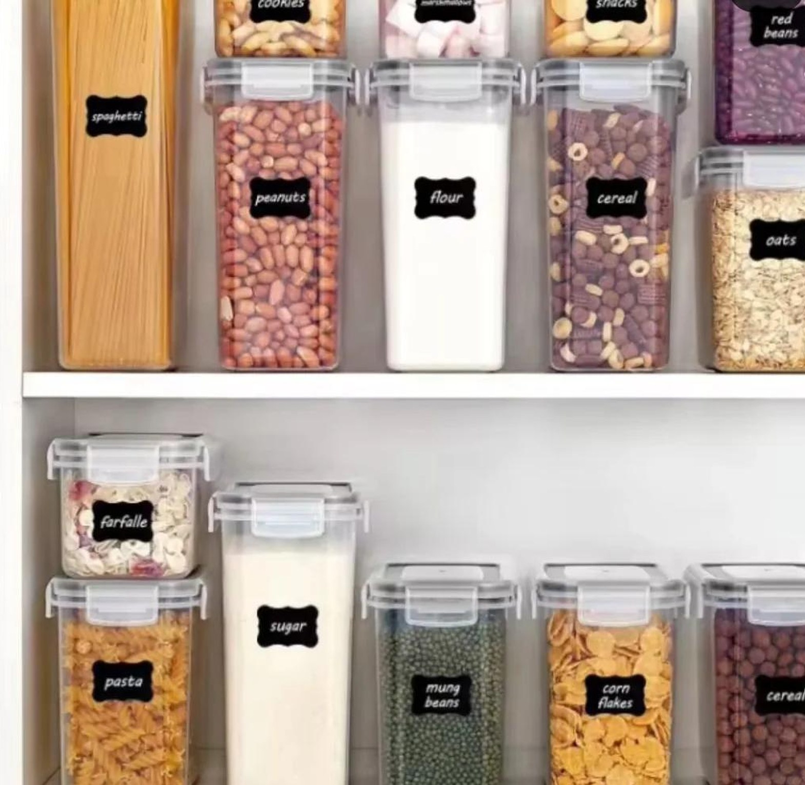 16pcs Food/Pantry Storage Containers image