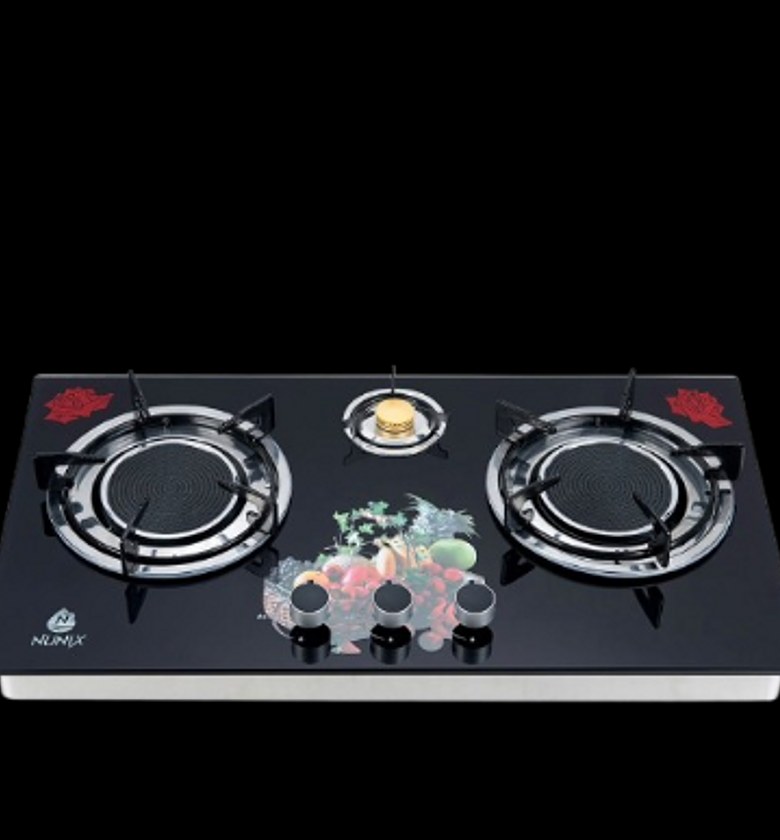 Cooktop. Nunix Gp-007 infrared 3 burner gas stove with low gas consumption. RECOMMENDED image