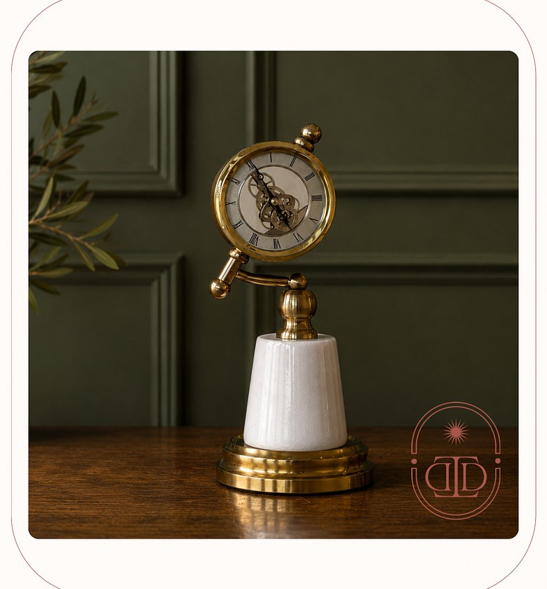 Retro Skeleton Clock. image