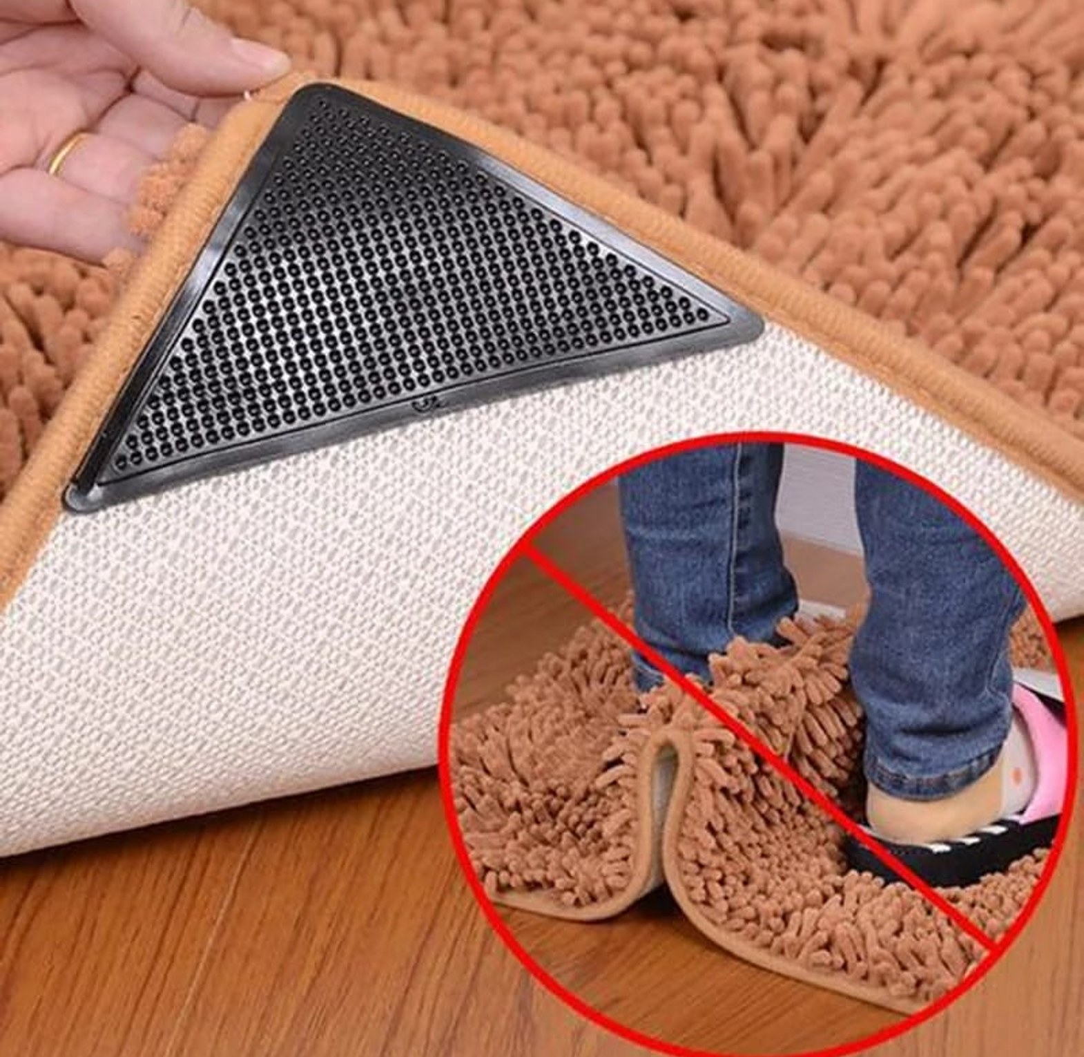 Ruggies Rug & Carpet Grippers (4pcs Set) image