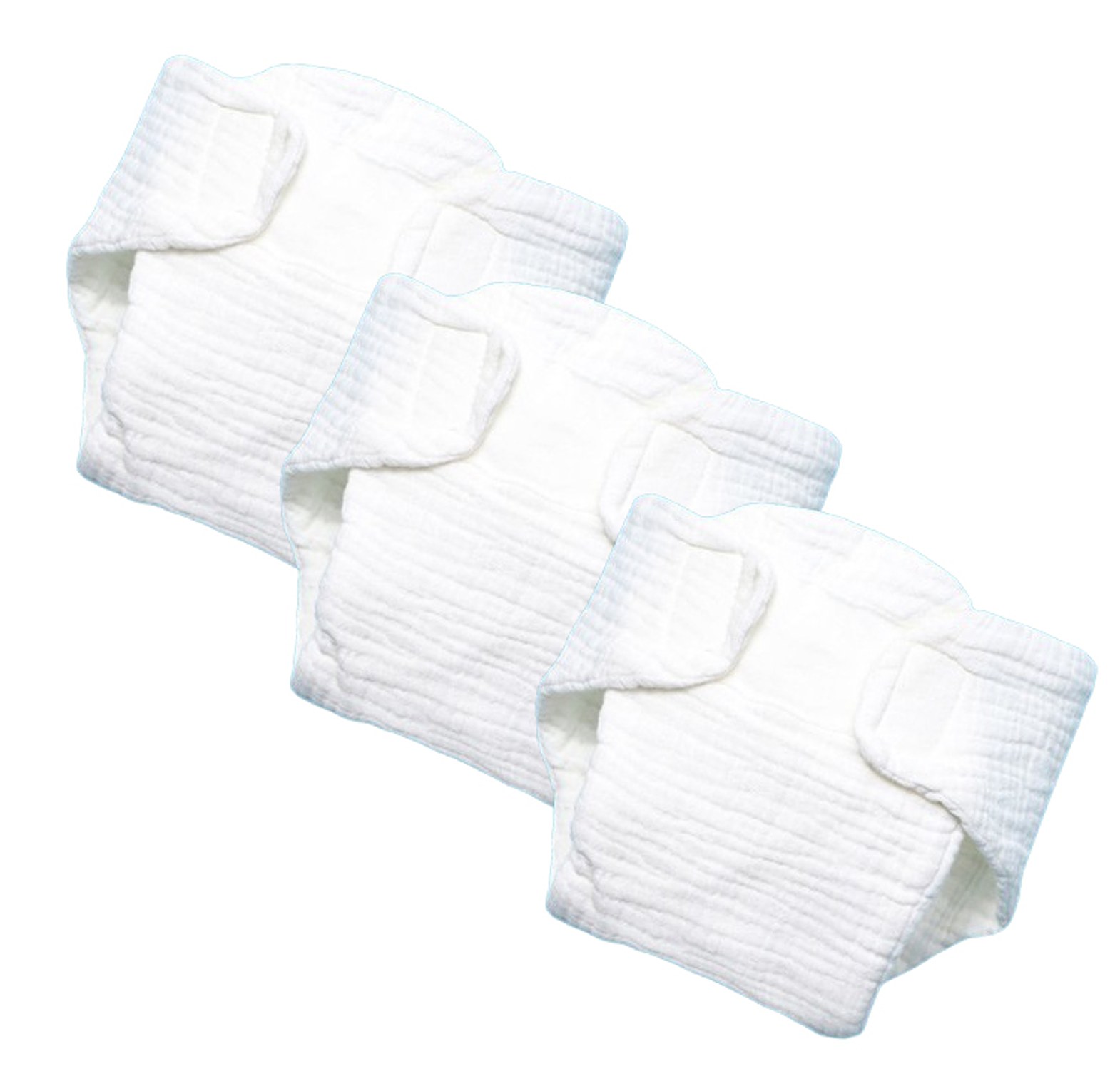 Muslin Cloth Diapers – Set of 3 image