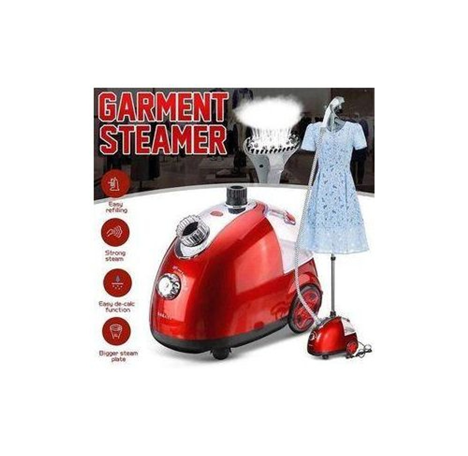 Sokany Steamer for Clothes,2000W Powerful Standing Garment Steamer  image