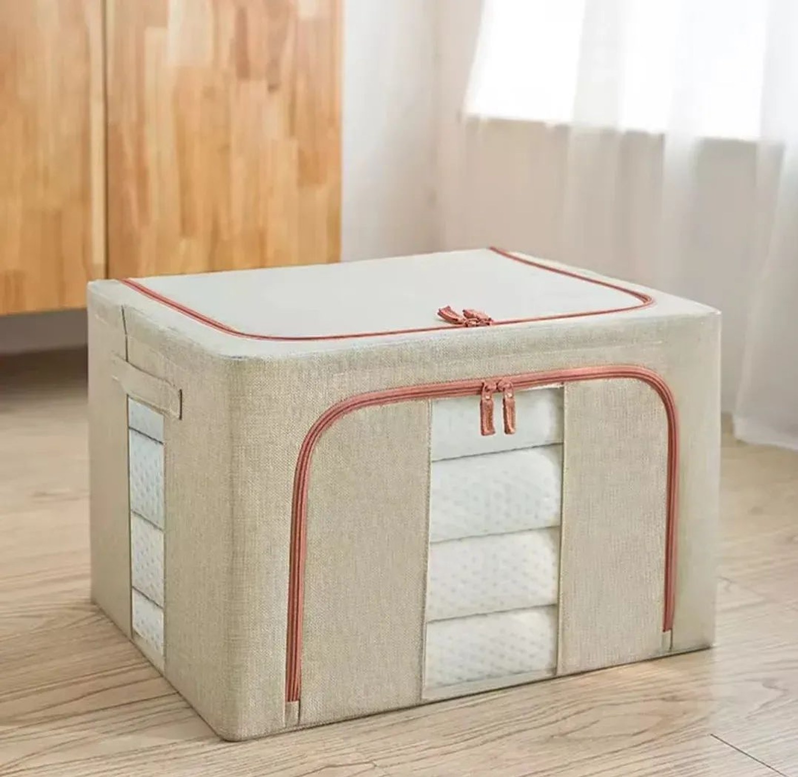 100L Large Capacity Zipped Storage Box image