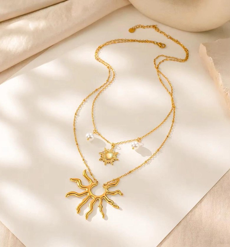 Sun Layered Necklace  image