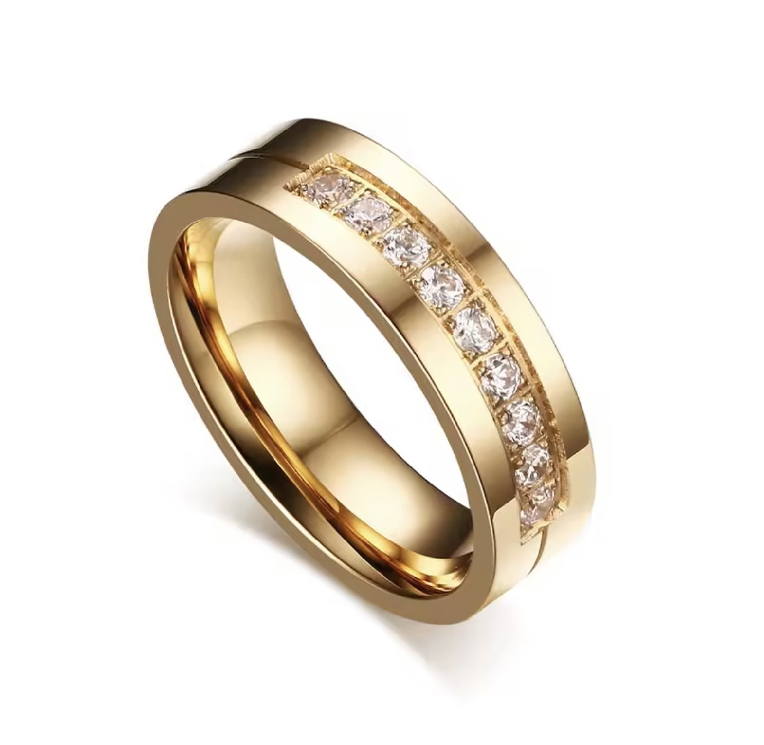The Vows Collection Pave Band Set image