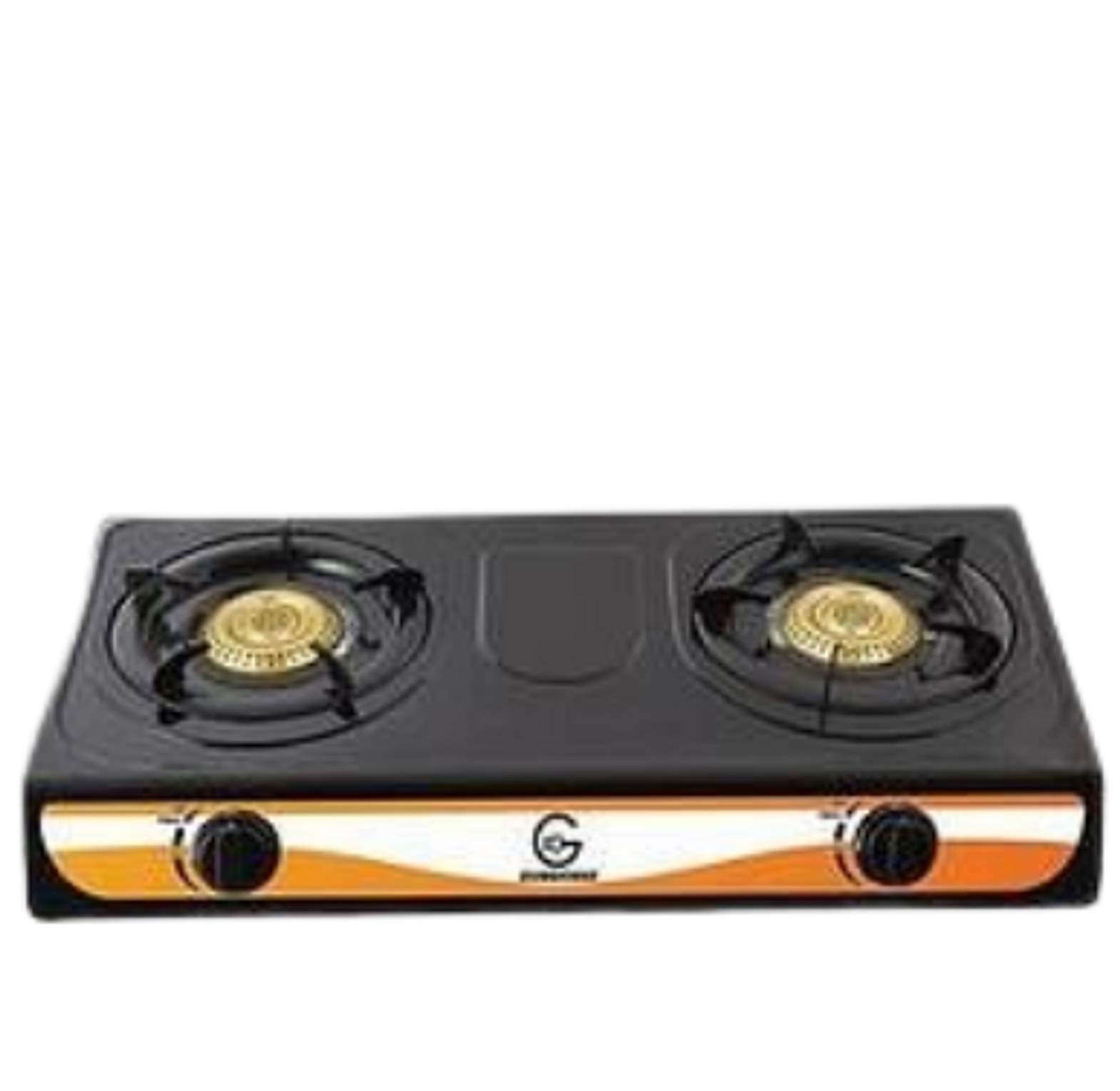 COOKTOP. Eurochef Table Top Stainless Steel 2 Burner Gas Cooker Plus 6kg Regulator And Pipe image
