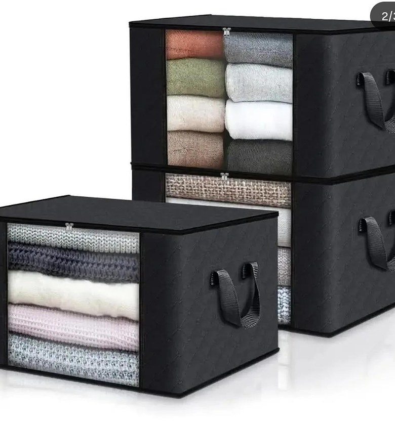 Non woven Duvet /blankets /cloth storage organizer image