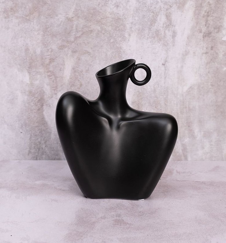 Ivory shaped decor sculpture  image