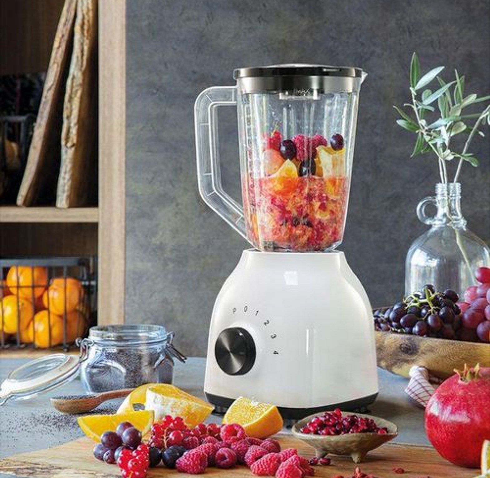 AILYONS Powerful Counter Top 2 In 1 Blender With Grinding Machine image