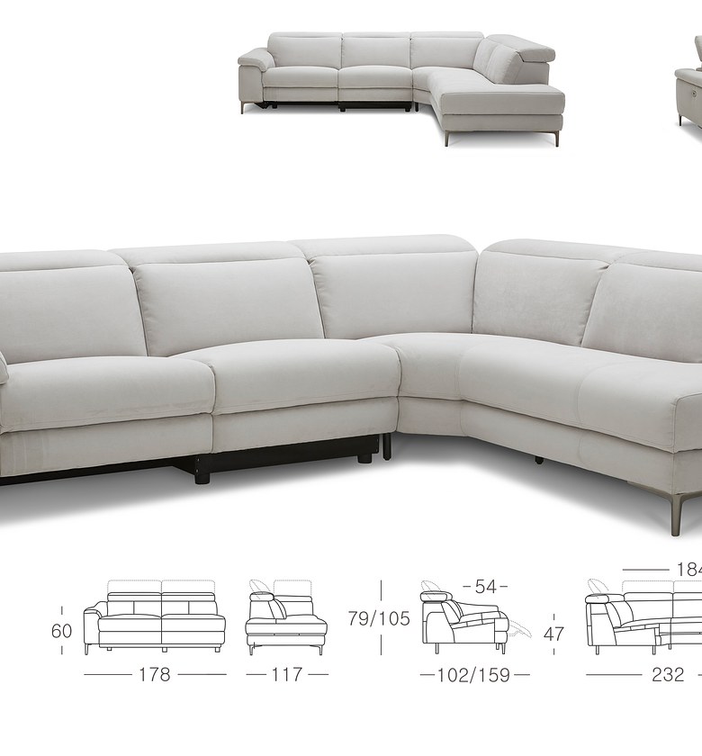 CORNER SOFA SET 3S + CL - image
