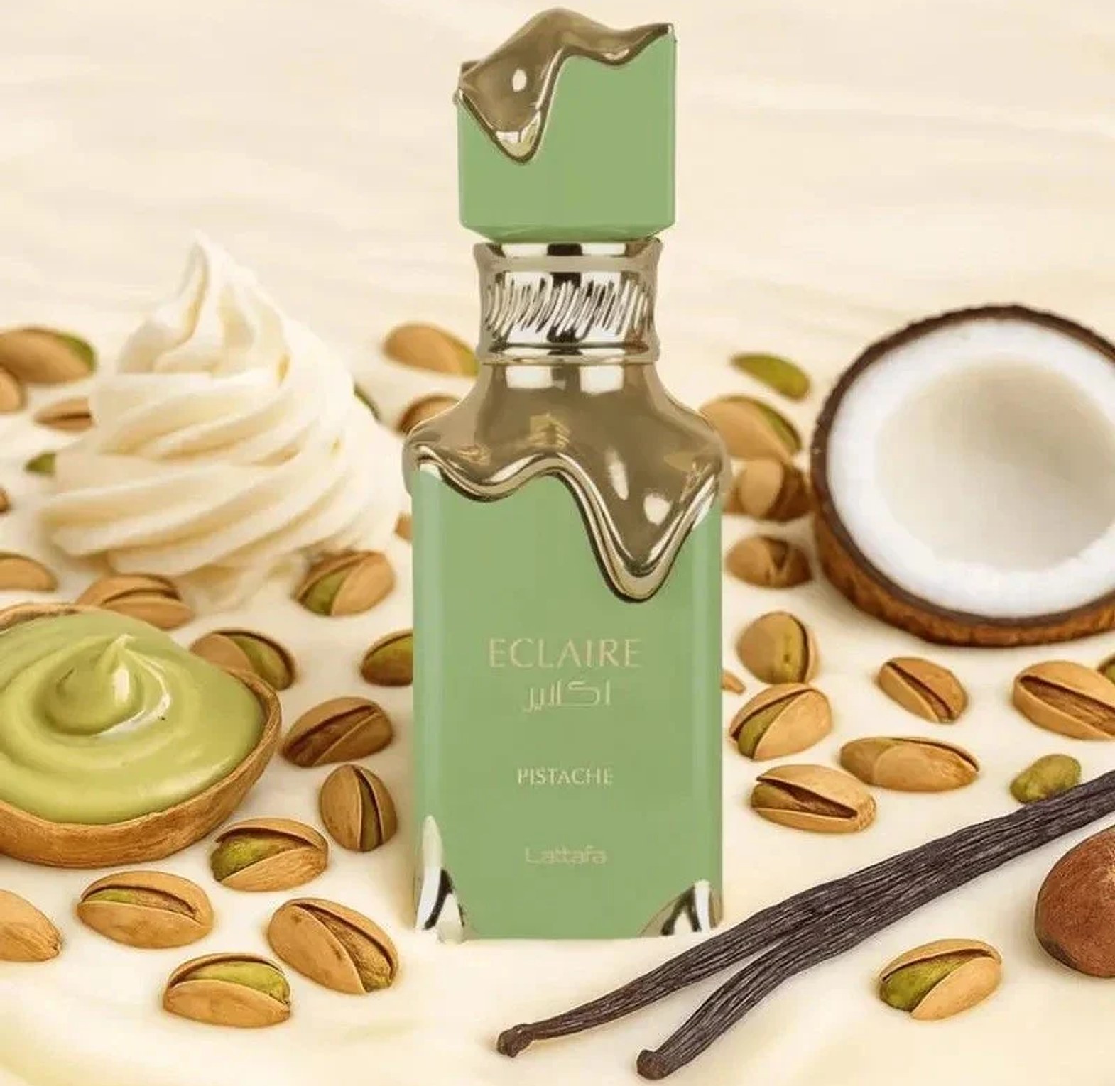 Eclaire Lattafa Eau de Parfum – green variant, 50 ml image
