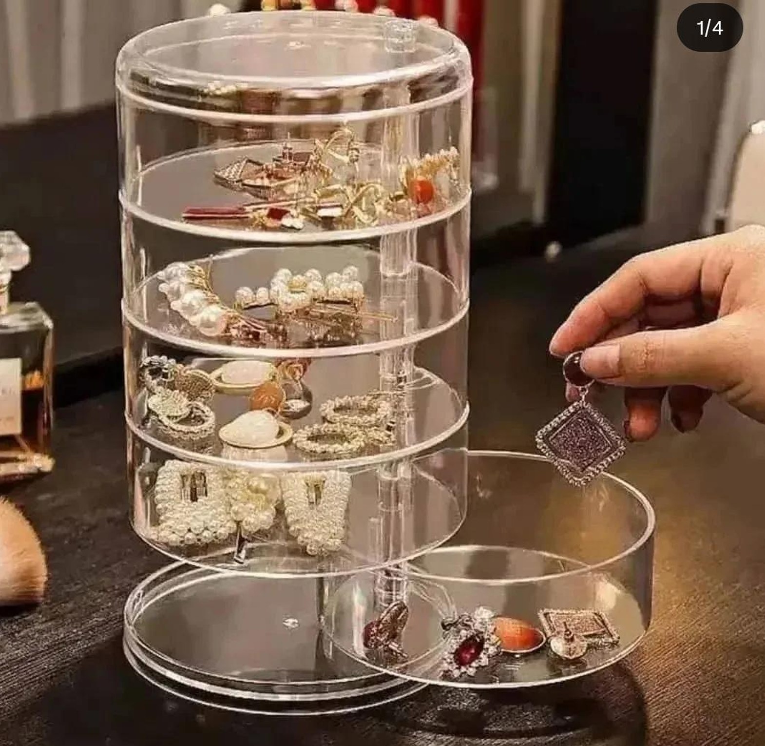Rotating Jewellery holder  5layers image