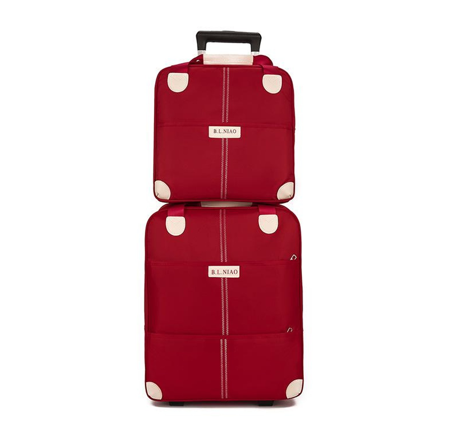 2-in-1 Trolley Travel Suitcase Bag image