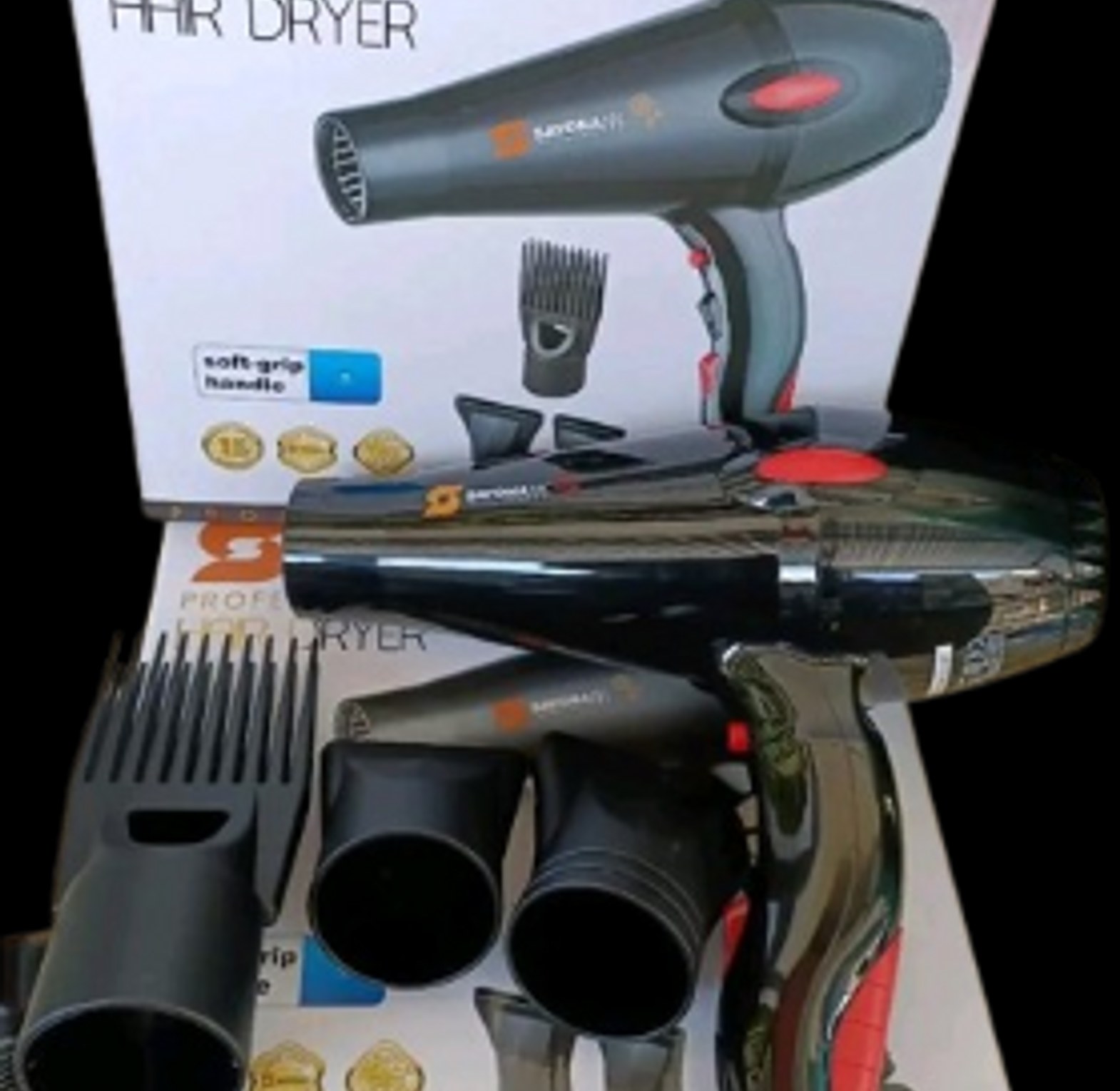 HAIR BLOWDRY. Sayona Commercial HAIR BLOW DRIER 2000W High Quality Soft Grip Handle. BEST QUALITY RECOMMENDED image