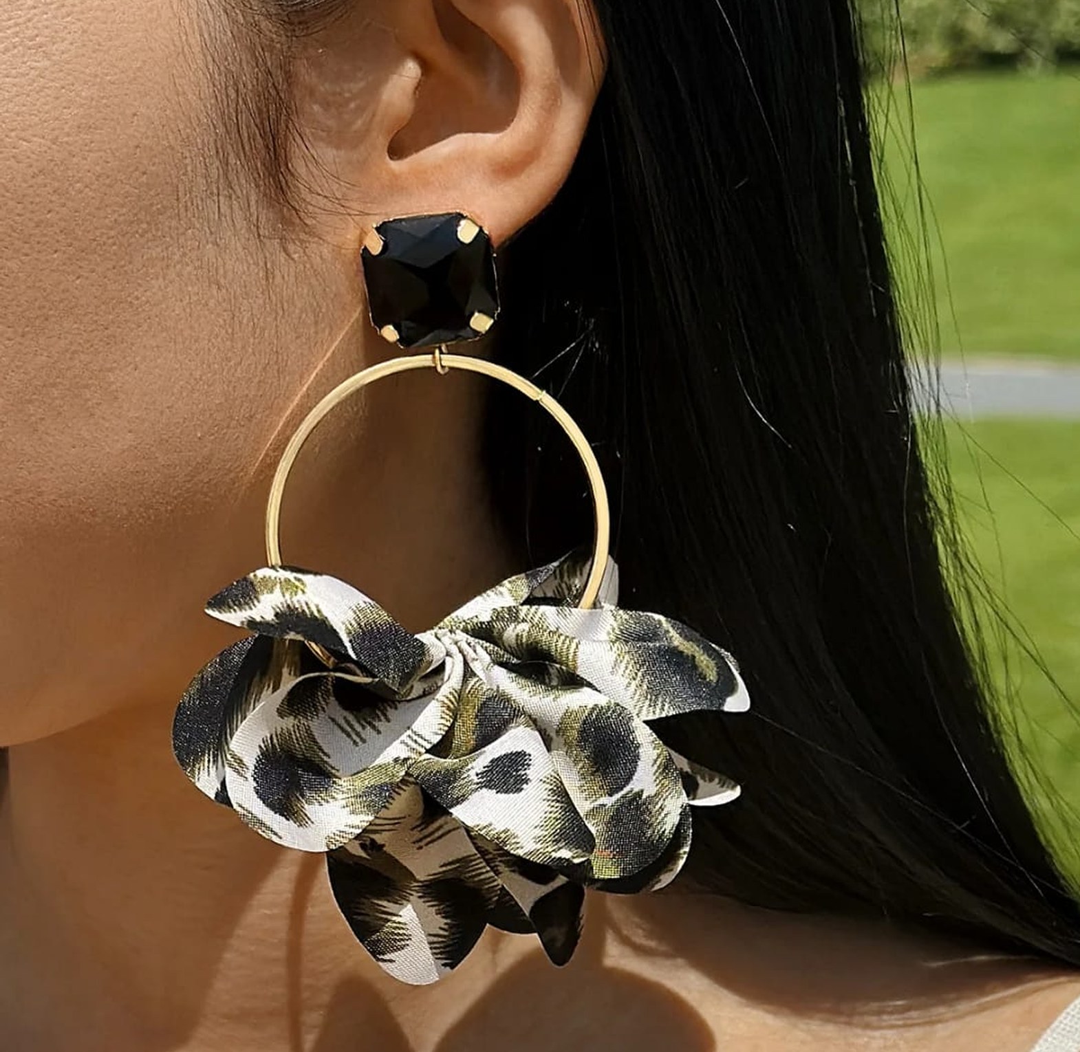 Animal print earrings  image