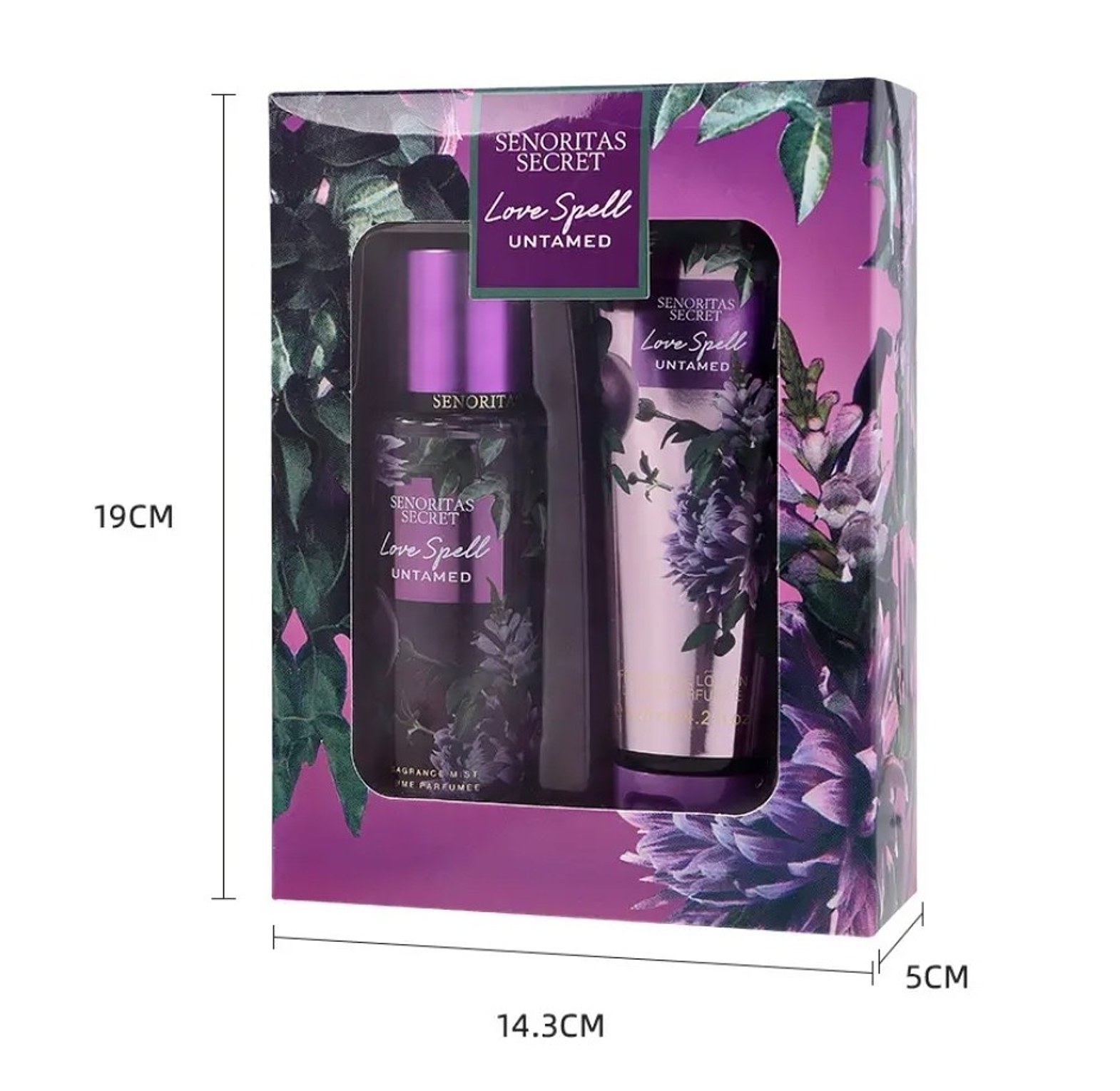 Senoritas Secret Love Spell Untamed Body Mist and Perfume Lotion Gift Set with 125ml Body Mist and 125ml Perfume Lotion  image