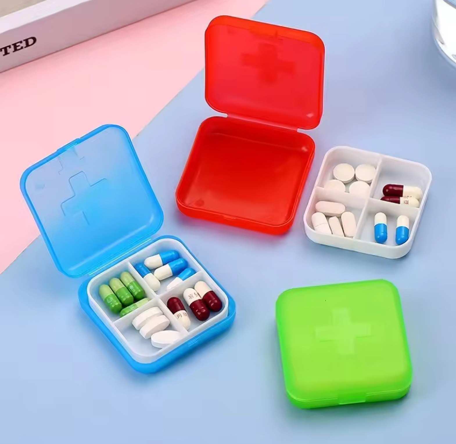 Pocket pill  storage box  image
