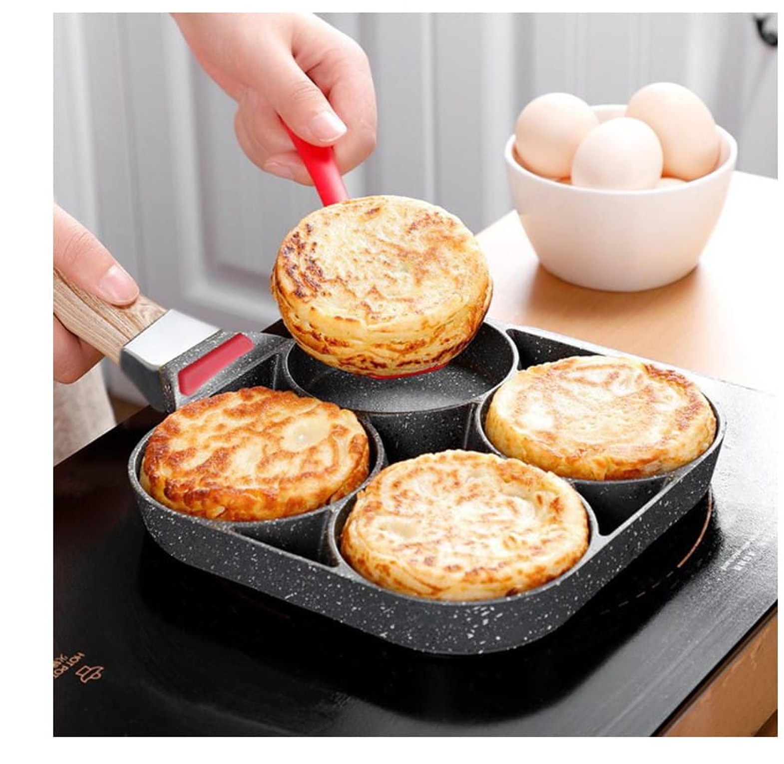 Crepe pan 4 slot 1pc image