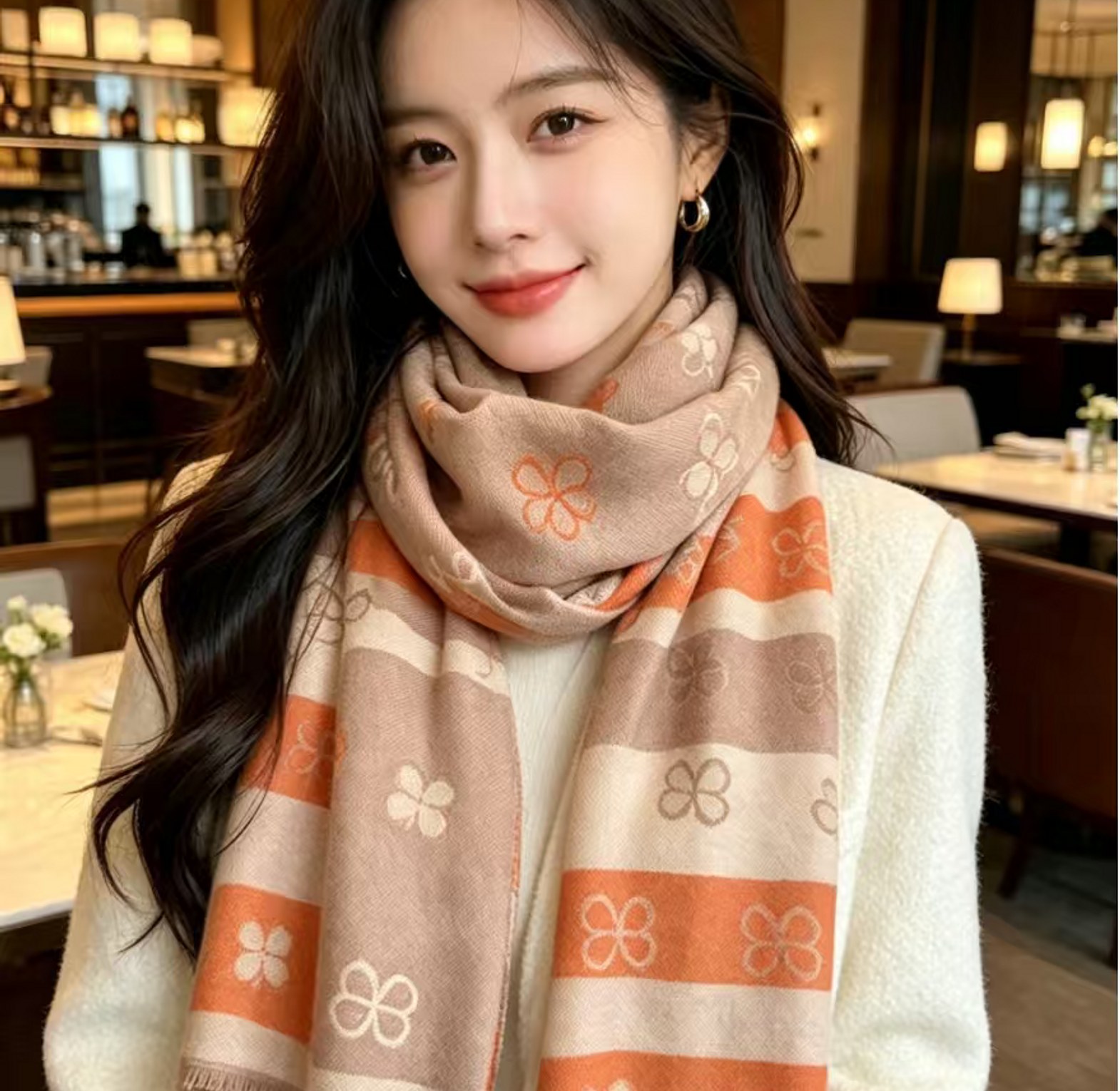 Cashmere scarves image