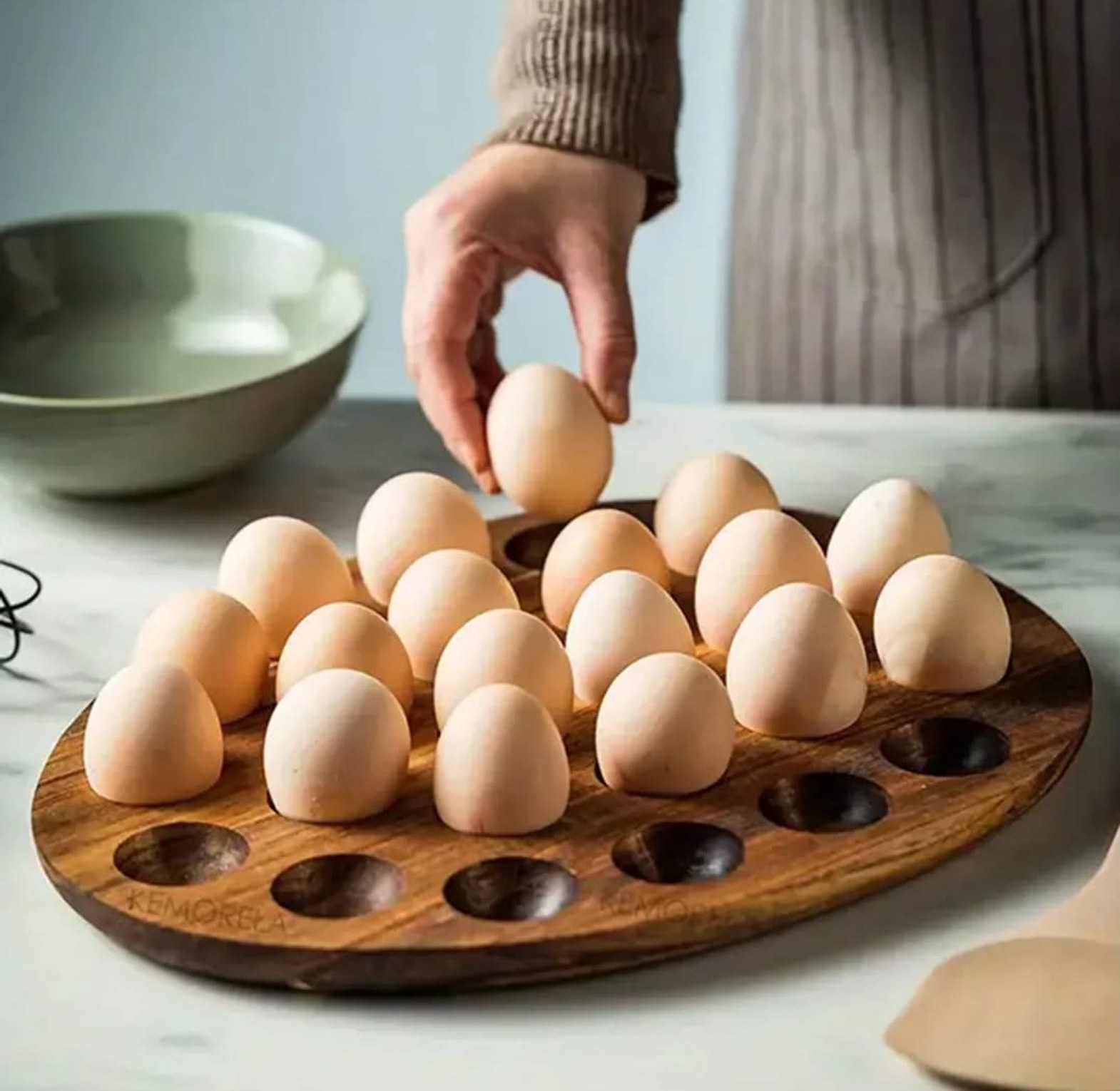 Wooden Egg Storage Box image