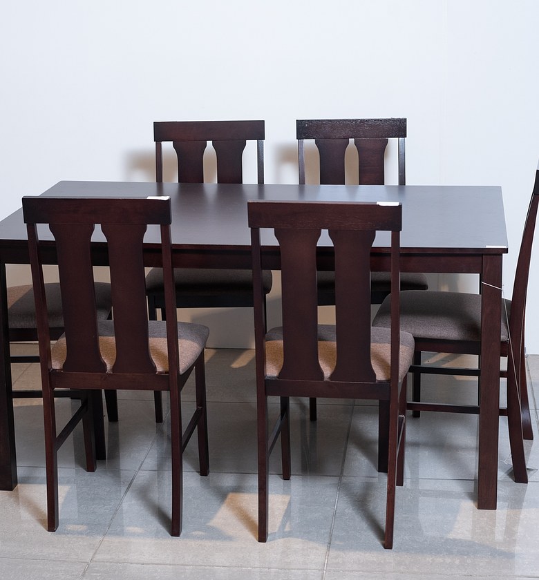 TABLE DINNING + 6 CHAIRS  image