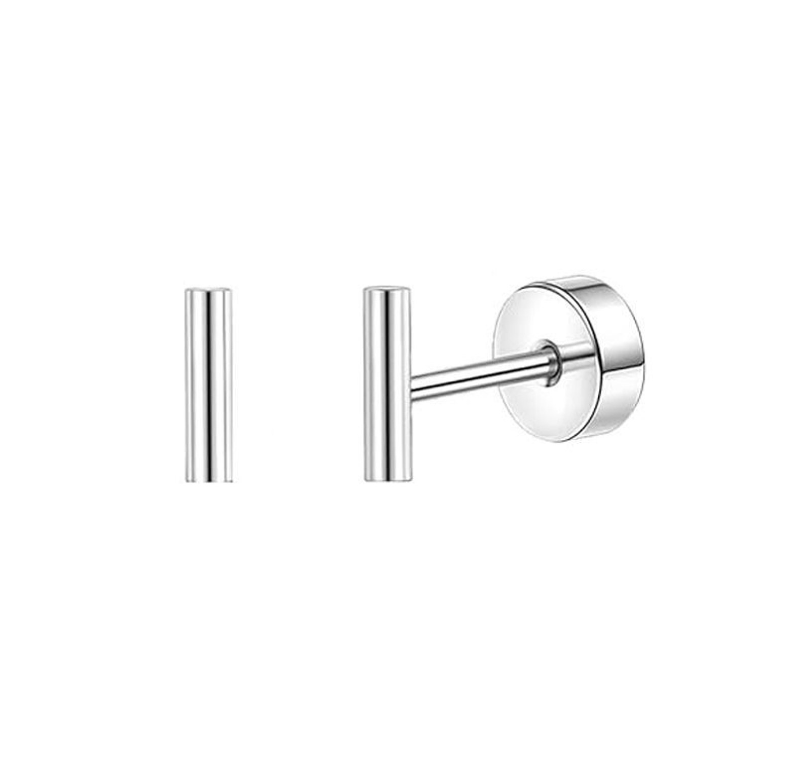 Silver bar studs image