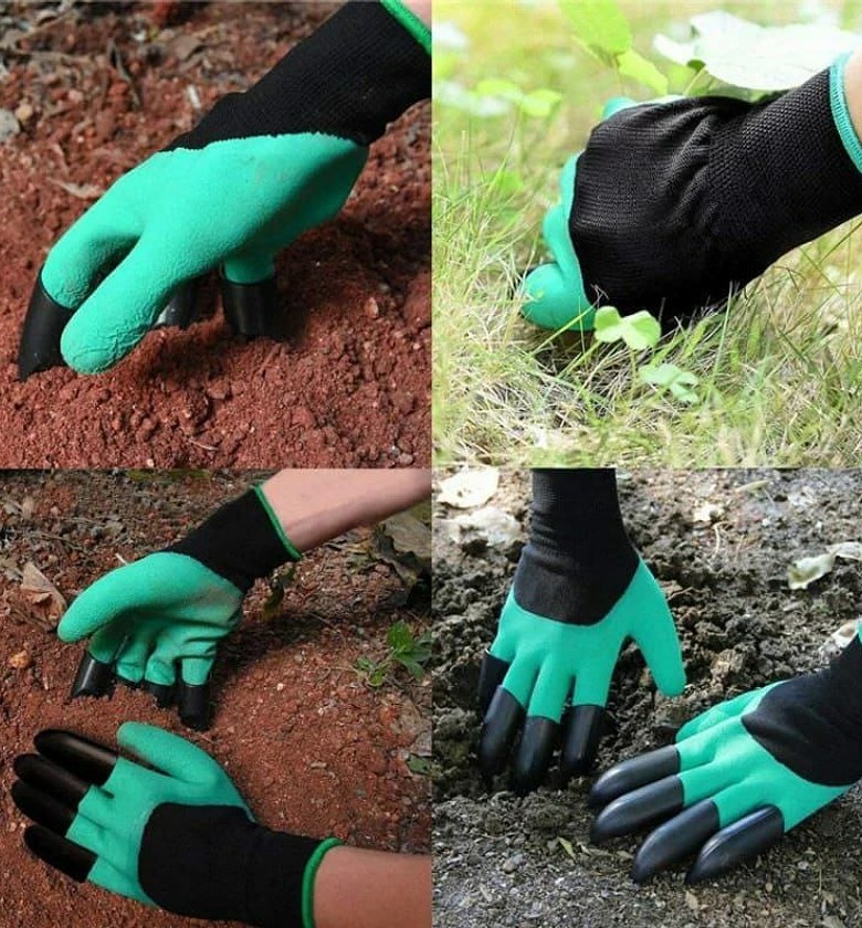 Garden Gloves, Gardening Gloves With Claws image