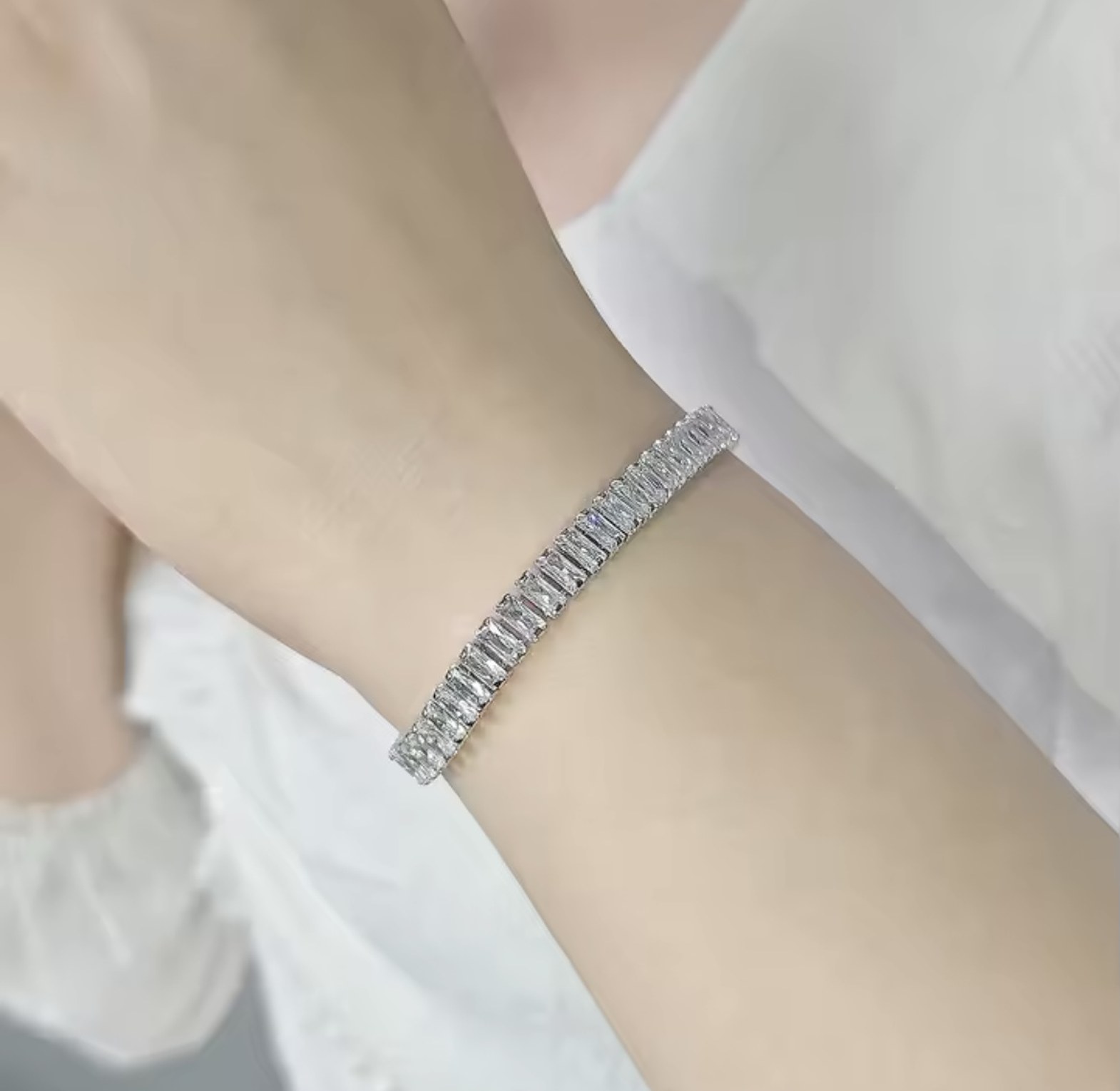 Monaco Slider Bar Tennis Bracelet image