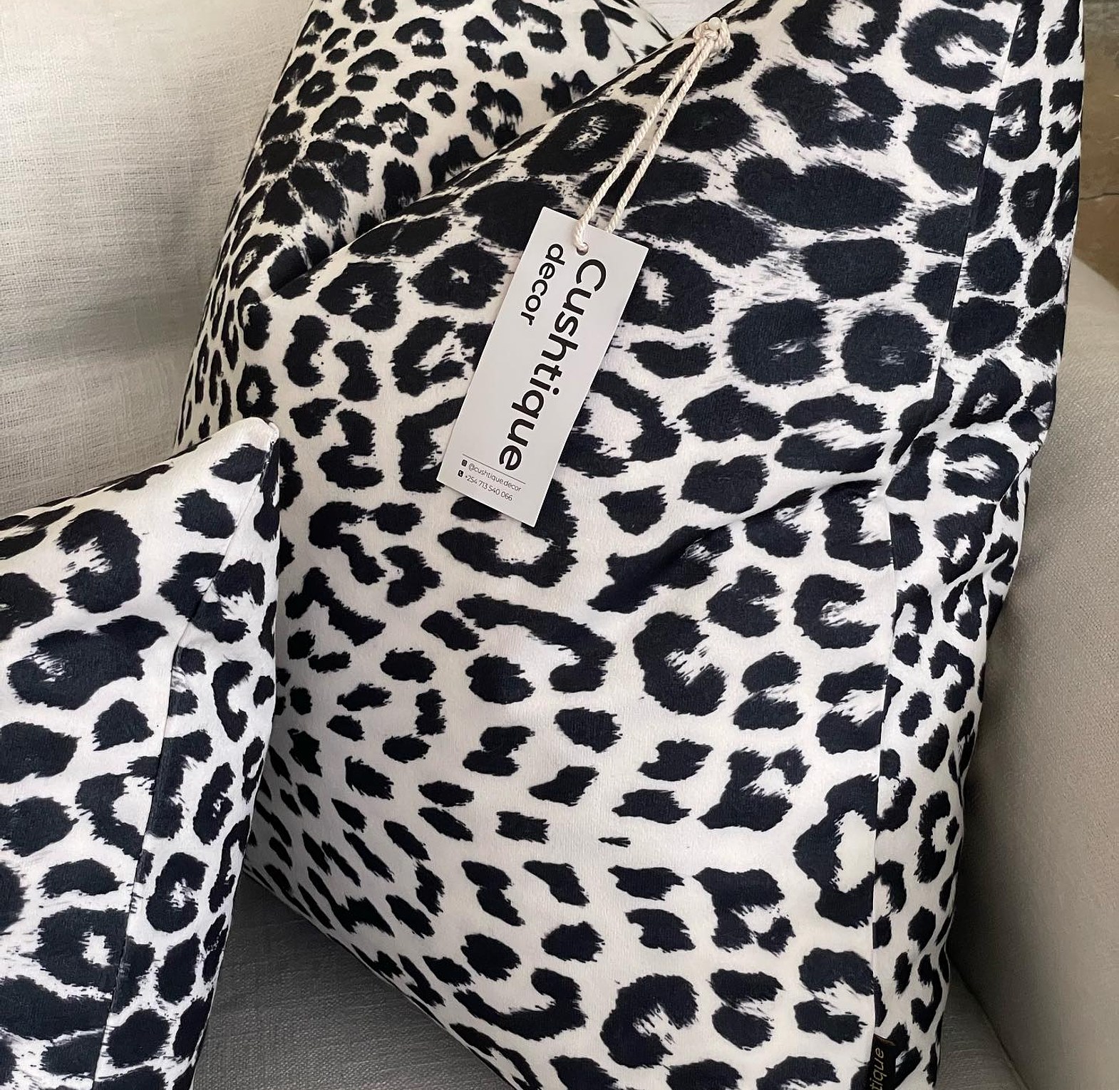 Snow Leopard Cushion image