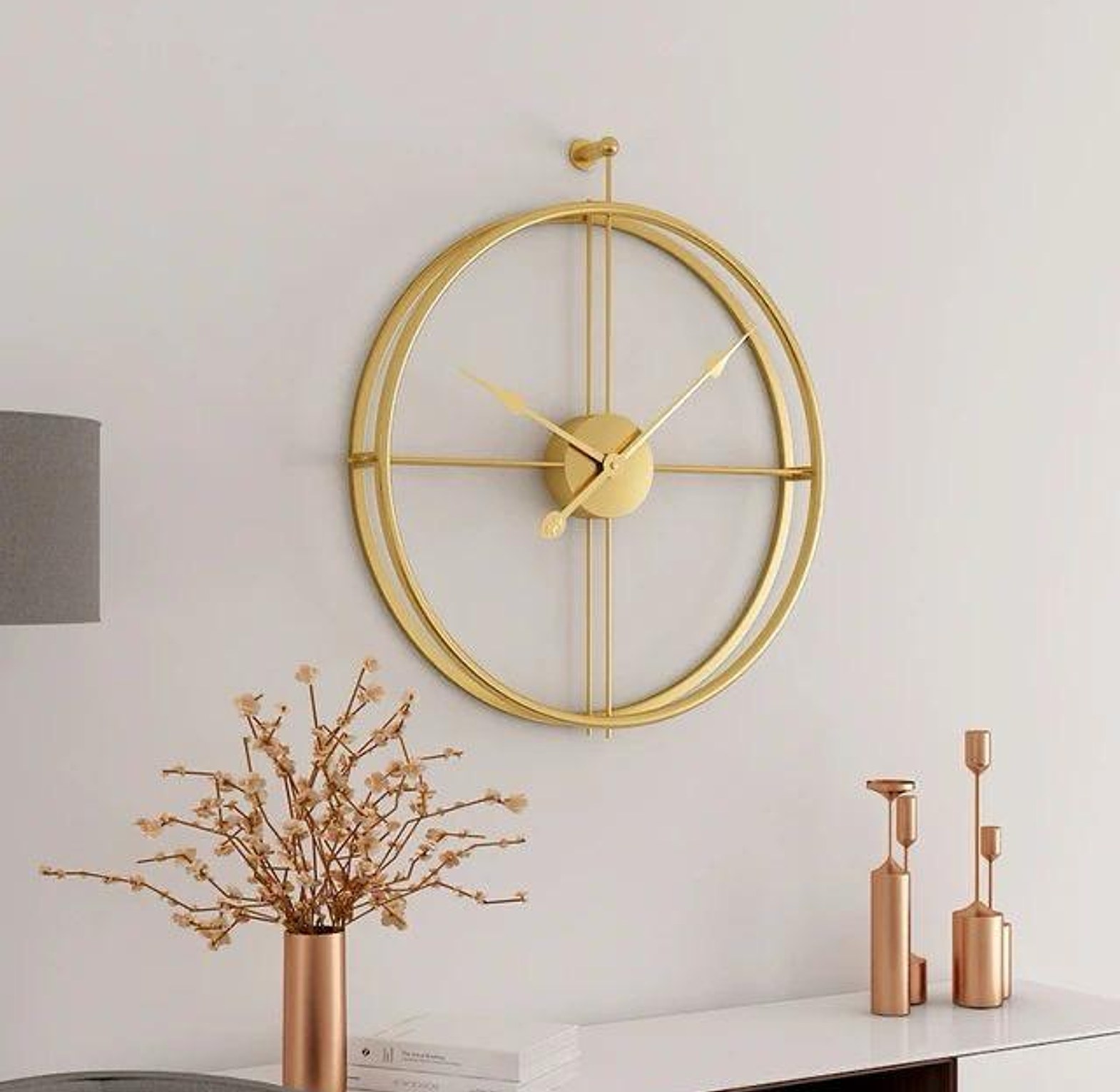 Large simple home decor wall clock  Size :50cm  image