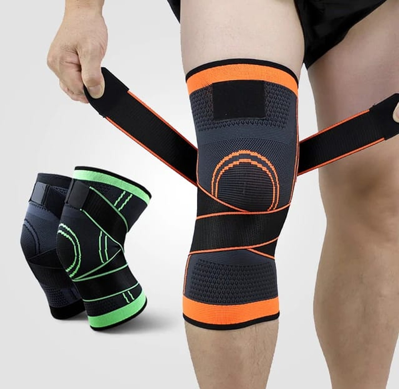 1PC Adjustable Knee Support Knee Compression Sleeve Brace image