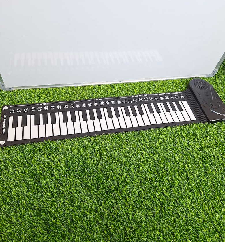 Piano. Foldable Electronic Piano Keyboard – Portable Roll-Up Music Fun image