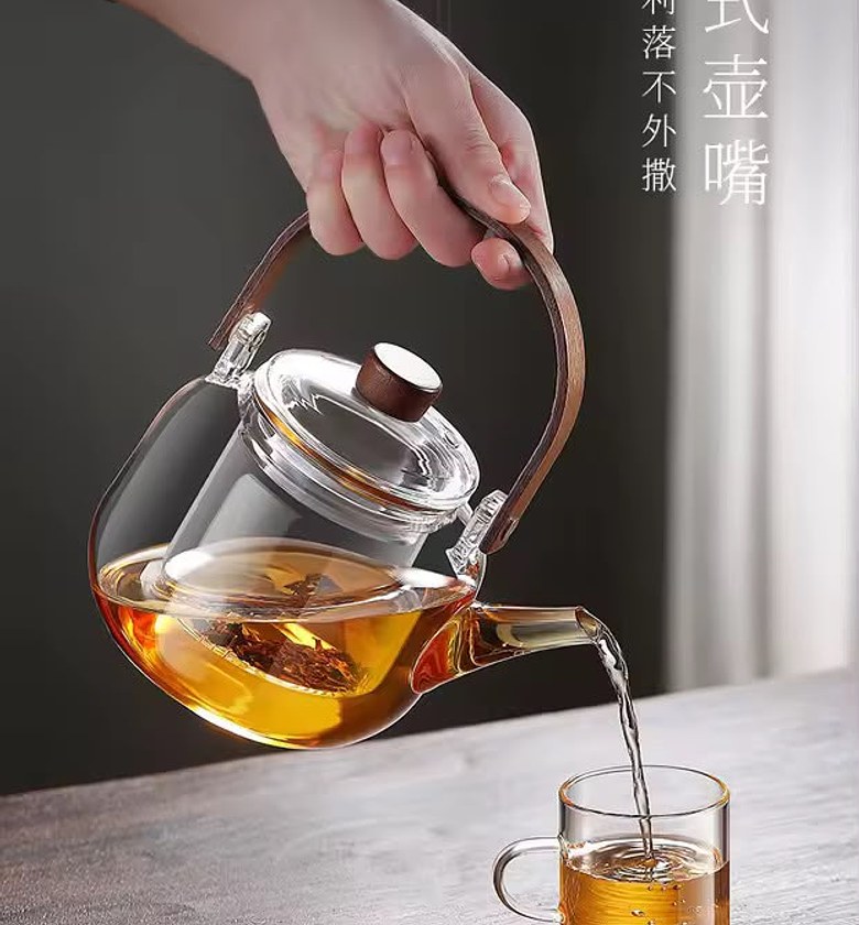 1L Heat-Resistant Glass Teapot image