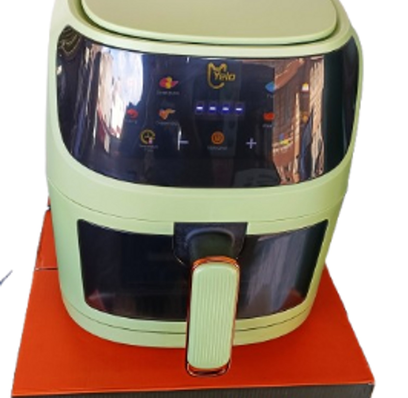Airfryer. Yelo 6L Digital Air Fryer, model QF-606B.  image