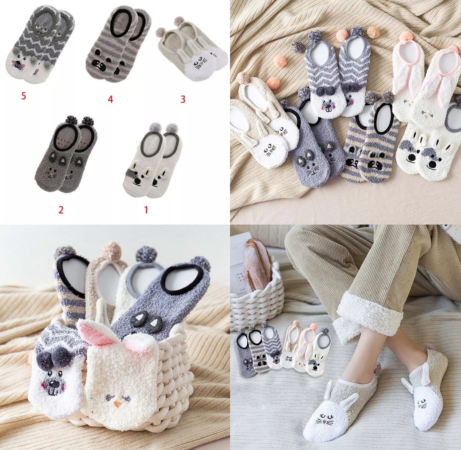 Cute Coral Fleece Socks  image