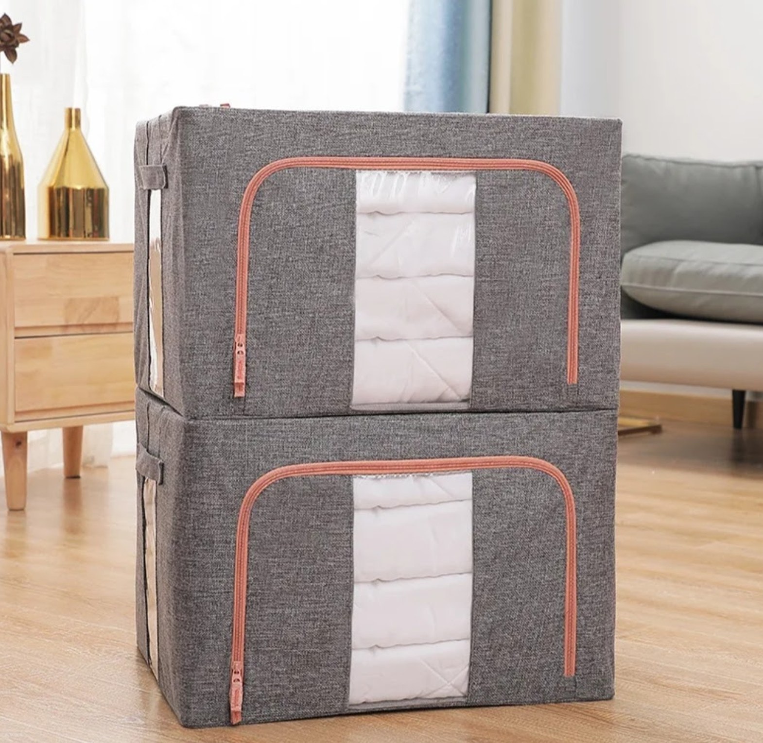 100L Large Capacity Zipped Storage Box image