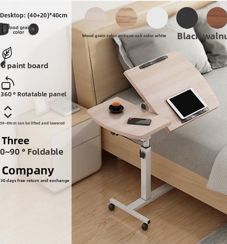 Adjustable Laptop Desk with Wheels image