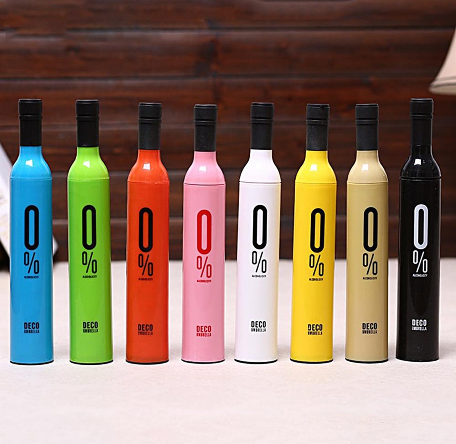 Wine Bottle Umbrella Foldable Windproof Portable Rain Umbrella for Men & Women – High Quality UV Protection Umbrella Nairobi image