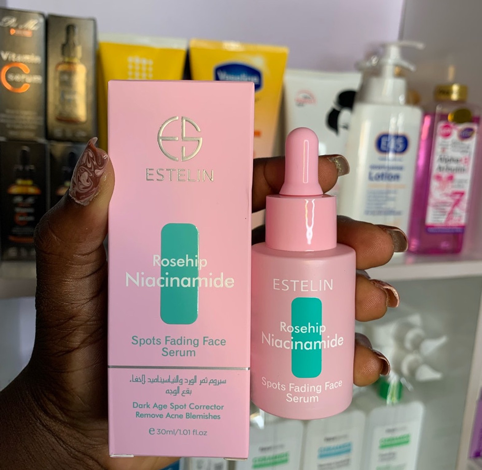 Estelin Rosehip Niacinamide Spots Fading Face Serum – 30 ml image