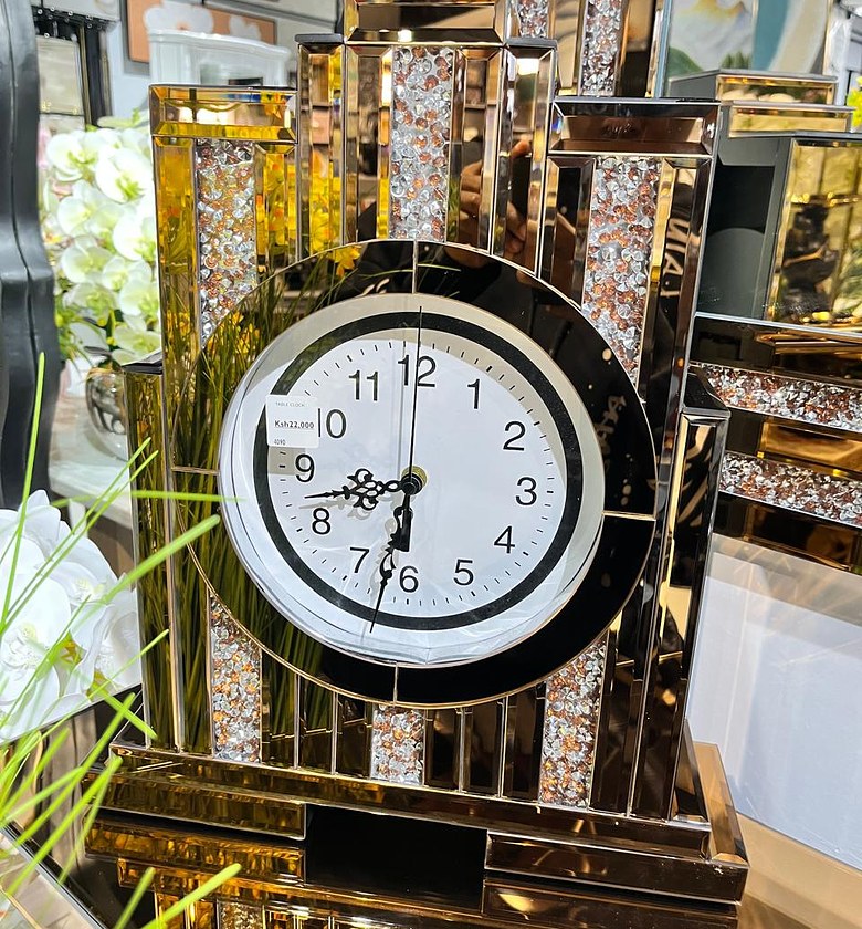 Mirrored Decorative Clock image