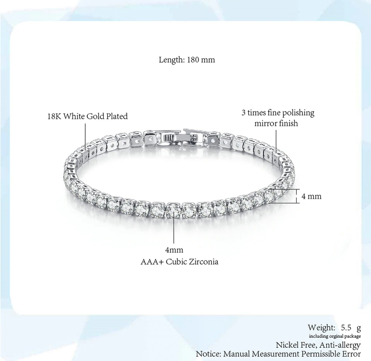 Tennis bracelet  image