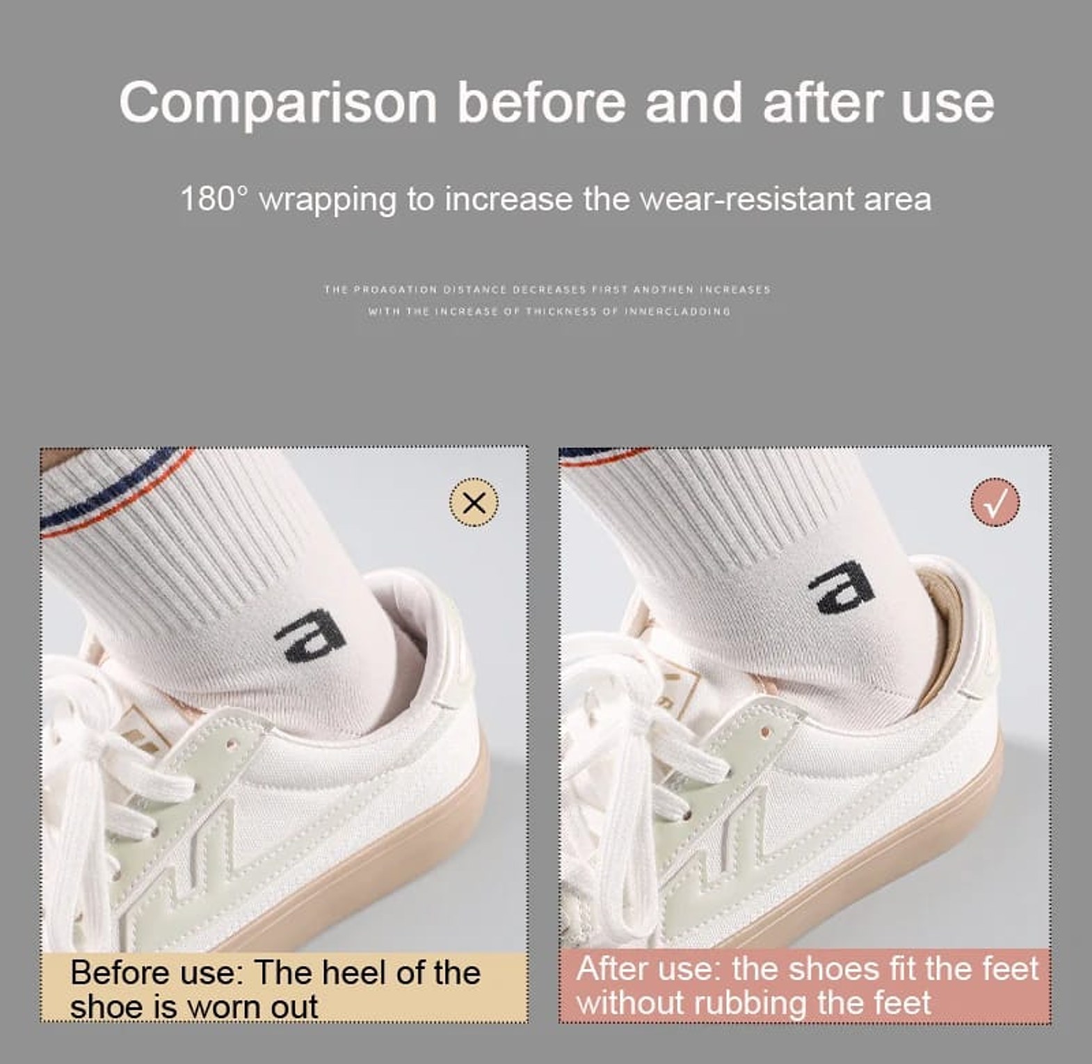 Unisex Shoes Heel Sticker image