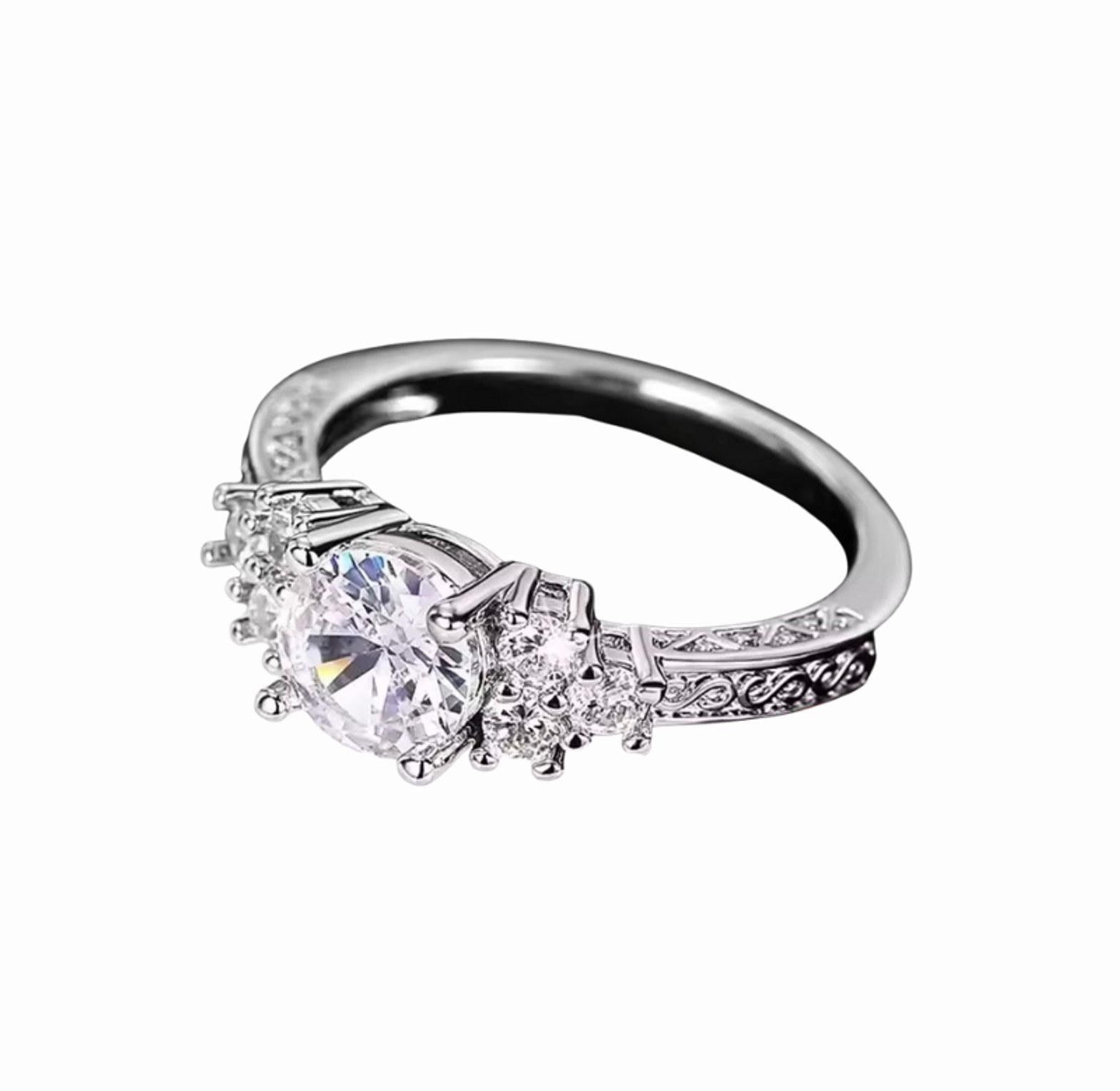 The Vintage Vine Cluster Ring image