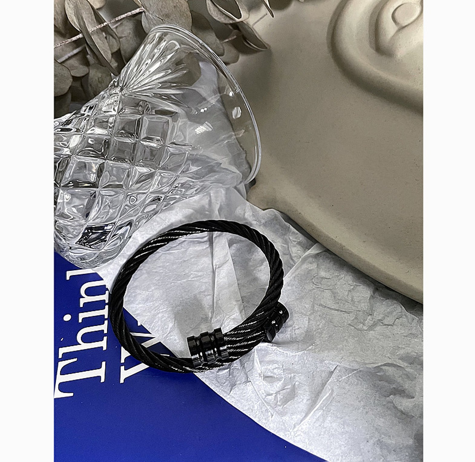 Adjustable Stainless Steel Bangle image