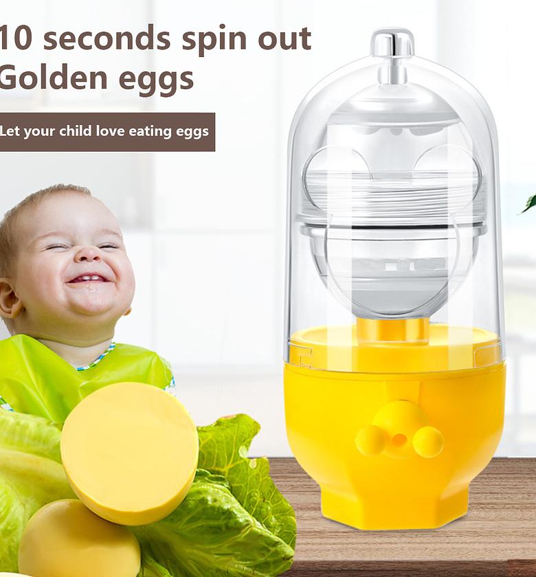 Egg Scrambler Handheld Shaker, Yolk White Mixer image