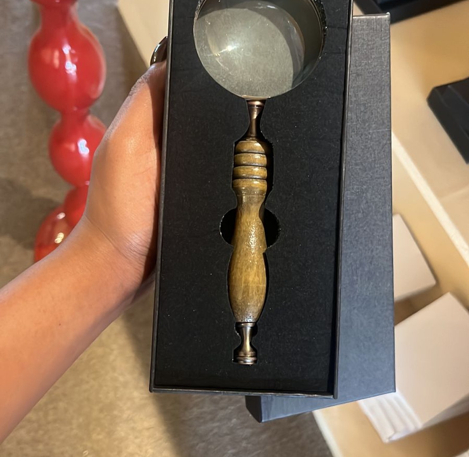 Vintage magnifying lense  image